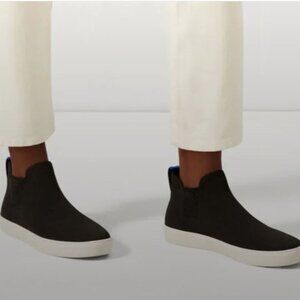 Rothy's Black Chelsea High Top Ankle Boot Sneakers Women’s size 8.5